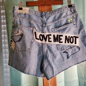 Topshop Shorts - NWT Topshop Embroidered Mom Jeans Topshop Shorts - NWT Topshop Embroidered Mom Jeans